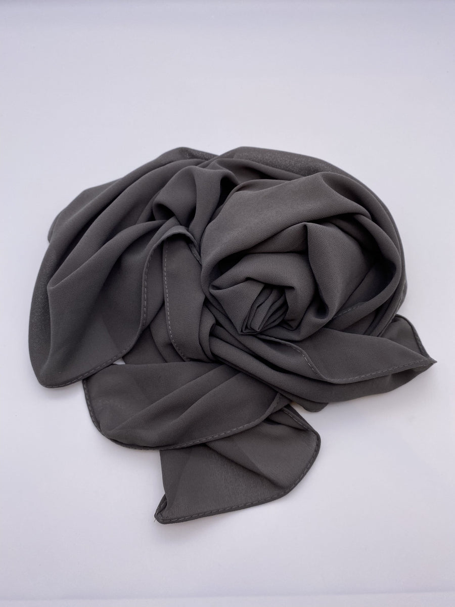 Grey store chiffon shawl