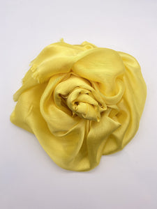 Buttercup Yellow Silk Scarf