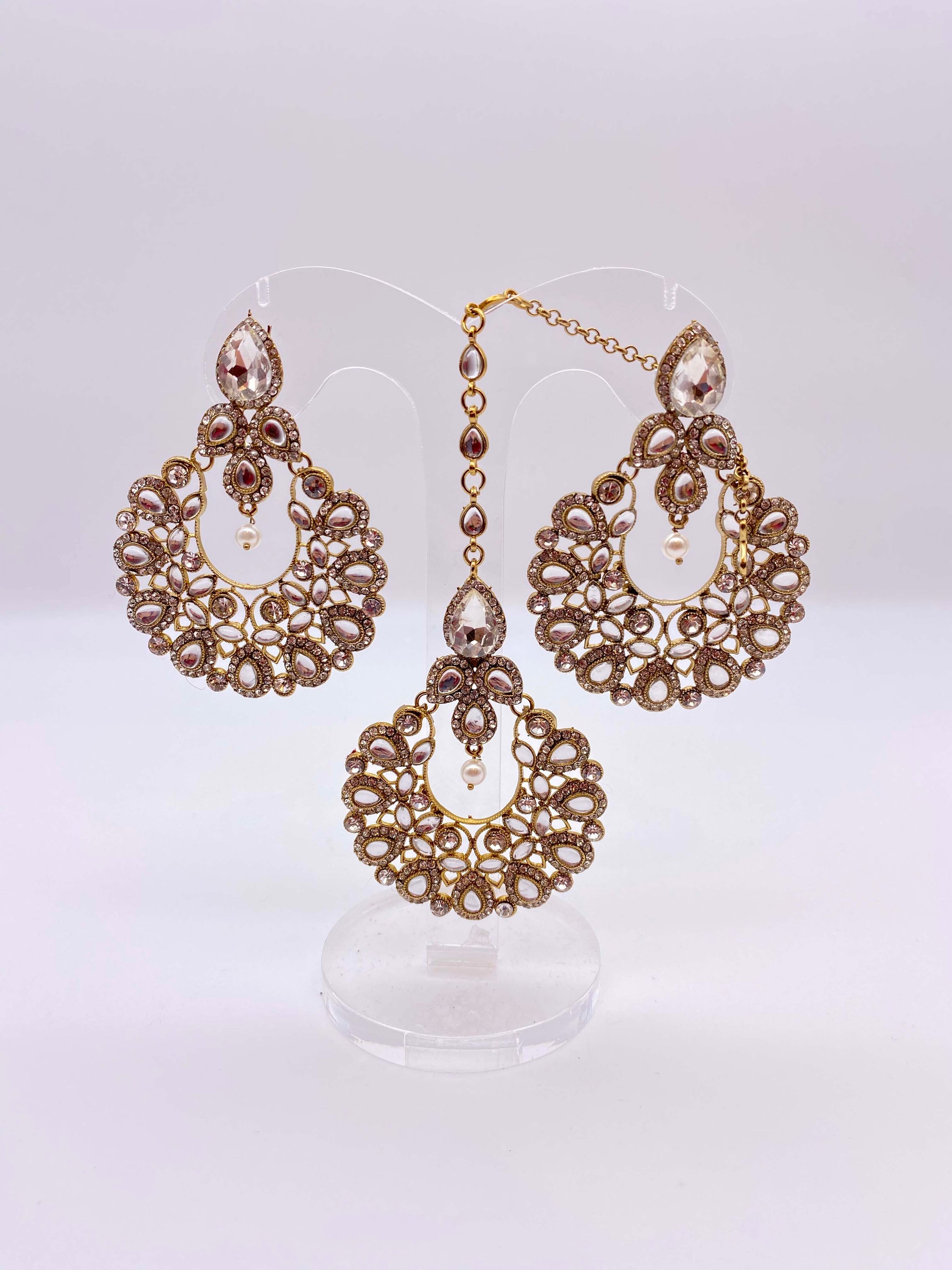 Tikka and earring set clearance