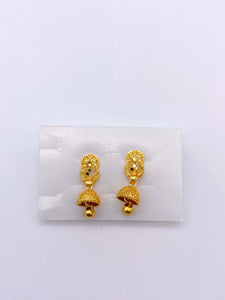 Gold Plated Earrings - Jhumki