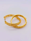 Vintage Golden Bangle Set 3 Imitation gold-plated base