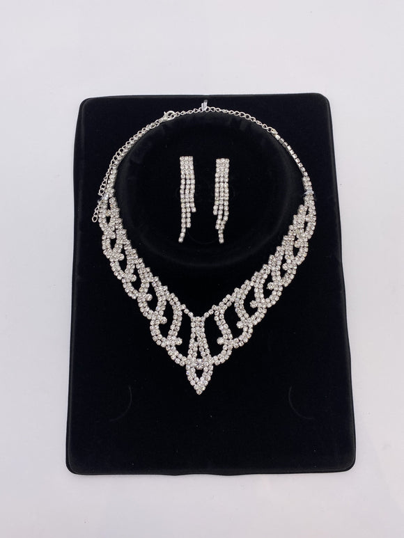 Kids Set - Silver Base with Rhinestones