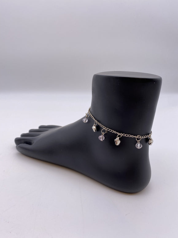 Silver anklets for kids sale