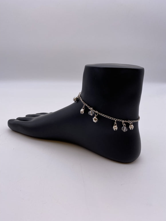 Kids Anklet Ghungroo Bells Transparent Beads