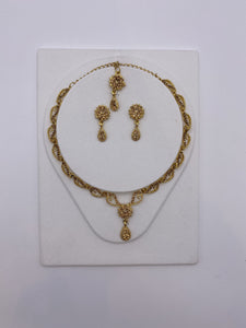 Kids Set in Antique Gold with Droplet Earrings