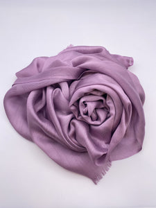 Lilac Lavender Silk Scarf