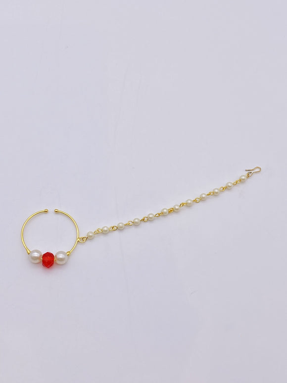 Nose ring outlet with bead