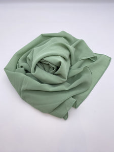 Pistachio Green Chiffon Scarf