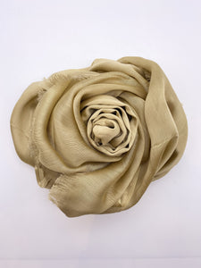 Sand Gold Silk Scarf