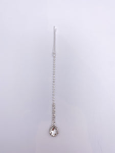 Tikka - Silver Rhinestone in Rainbow Shape - Silver Base