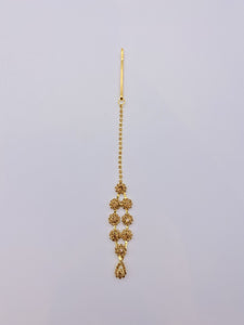 Tikka - Antique Gold Rhinestones - Bright Gold Base