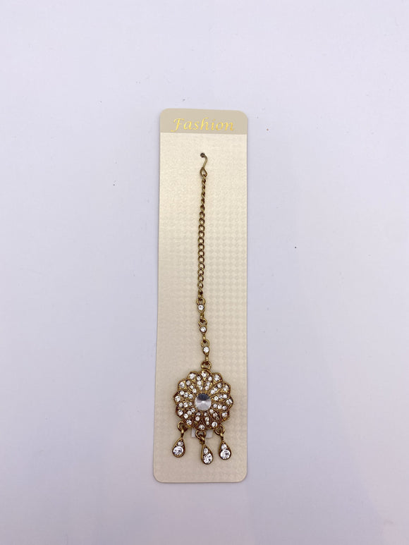 Tikka - Flower Shape Antique Gold Base